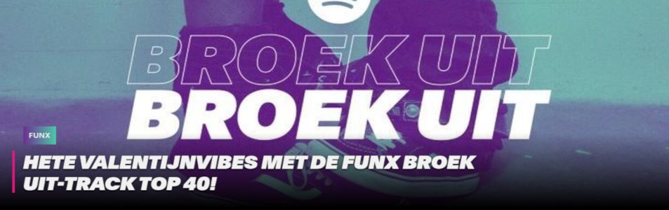 NPO FunX Broek Uit-track Top 40